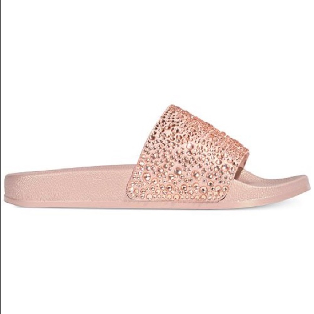 INC Crystal Slides Rose Gold